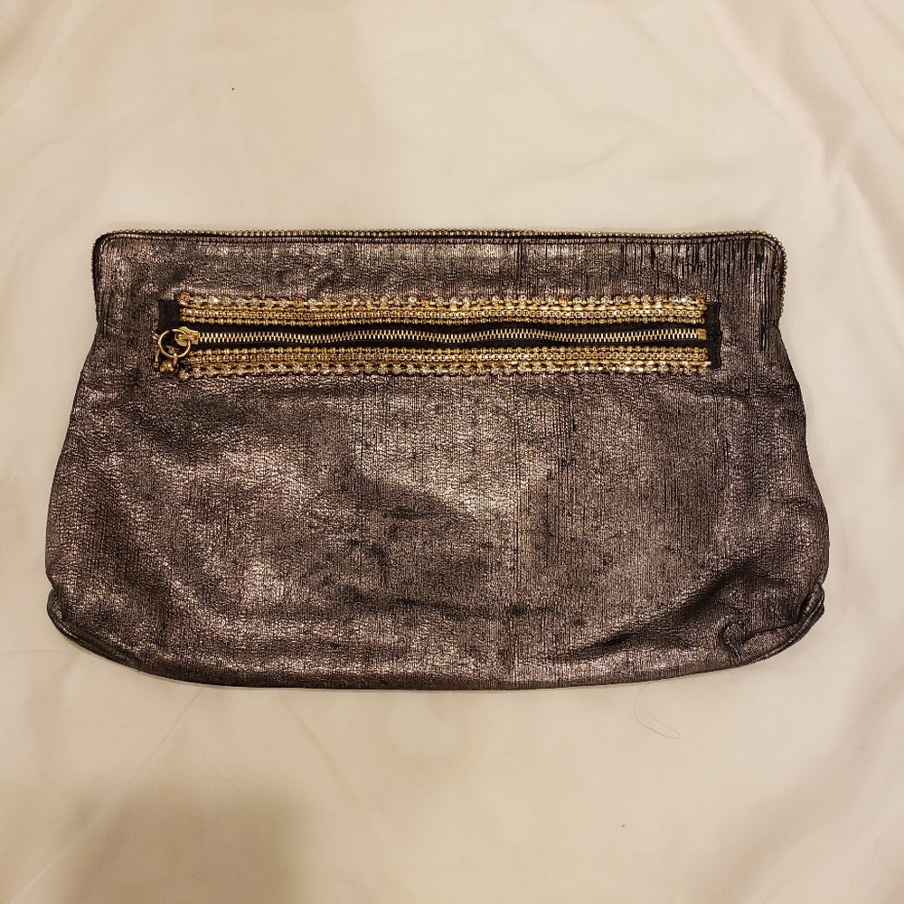 Chloé Metallic Clutch